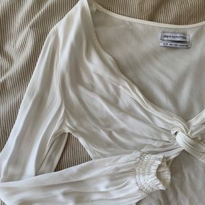 Urban Outfitters crop top with long sleeves